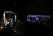 Сръбски автобус катастрофира на АМ "Тракия" на връщане от Турция
