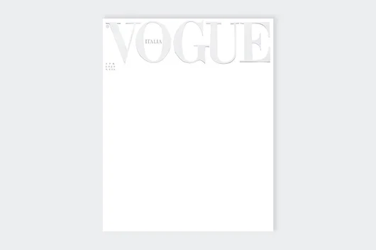 Vogue Italia в бяло: Прераждане, светлина след мрака, респект