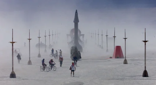 Пустинна буря едва не провали фестивала Burning Man 