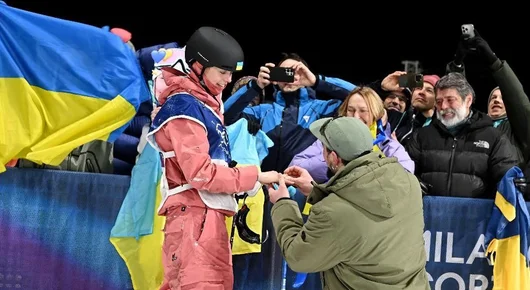 Предложение за брак на Олимпиадата – украинката Катерина Коцар се класира за финал и каза „да“