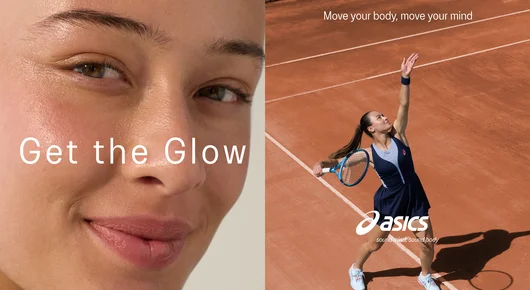 Кампания на ASICS показва лица след тренировка, за да подчертае блясъка отвътре