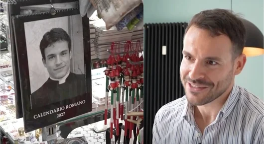 "Секси свещеникът" от Календара на Рим никога не е стъпвал в Семинарията