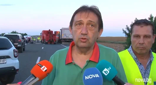 На снимки от пътните камери не се вижда шофьор в кабината на тира от новата катастрофа на “Тракия” 
